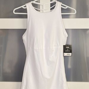 Fila. Women’s Xs. White Tank with built in bra.